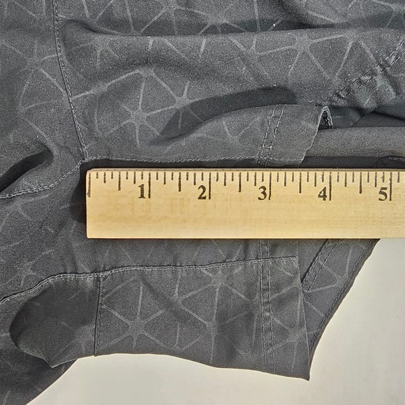 Nike Dri Fit Women's L Running Shorts Black Geometric Print Performance Athletic - Picture 6 of 6